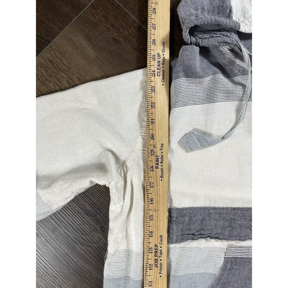 Ark Imports Nepalese 100% Cotton Color block Hoodie Men’s Size Large - Picture 6 of 7